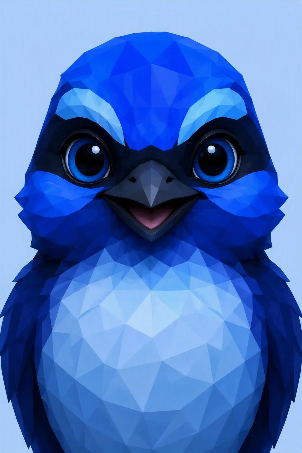Navi, a small blue fairy-wren